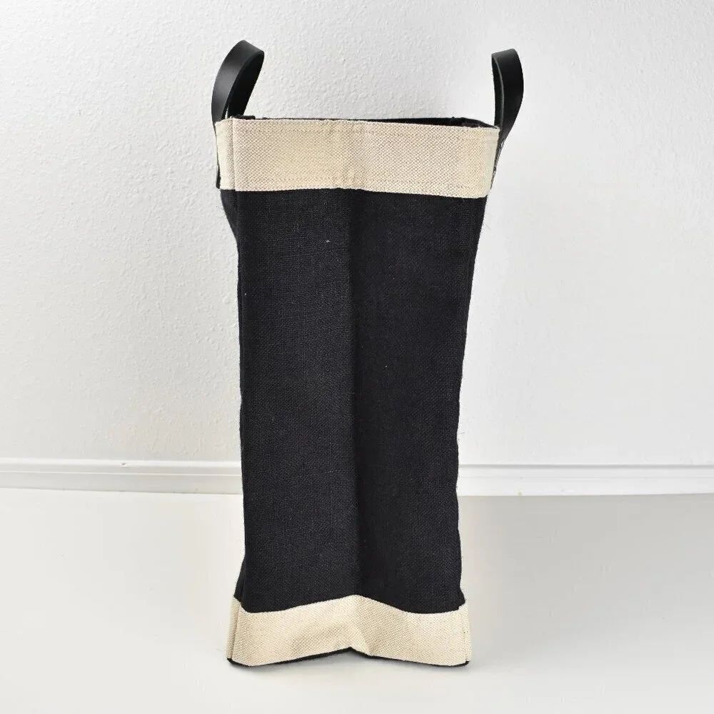 Apolis Market Bag Black Palm Tree BS Tote Bag - Picture 8 of 12